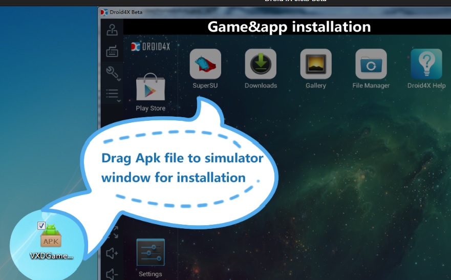 Android emulator install apk mac