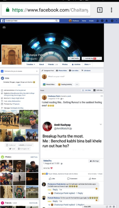 Facebook Desktop Version on Android & iPhone