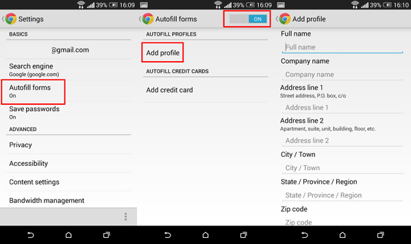 Auto-fill Logins on Android