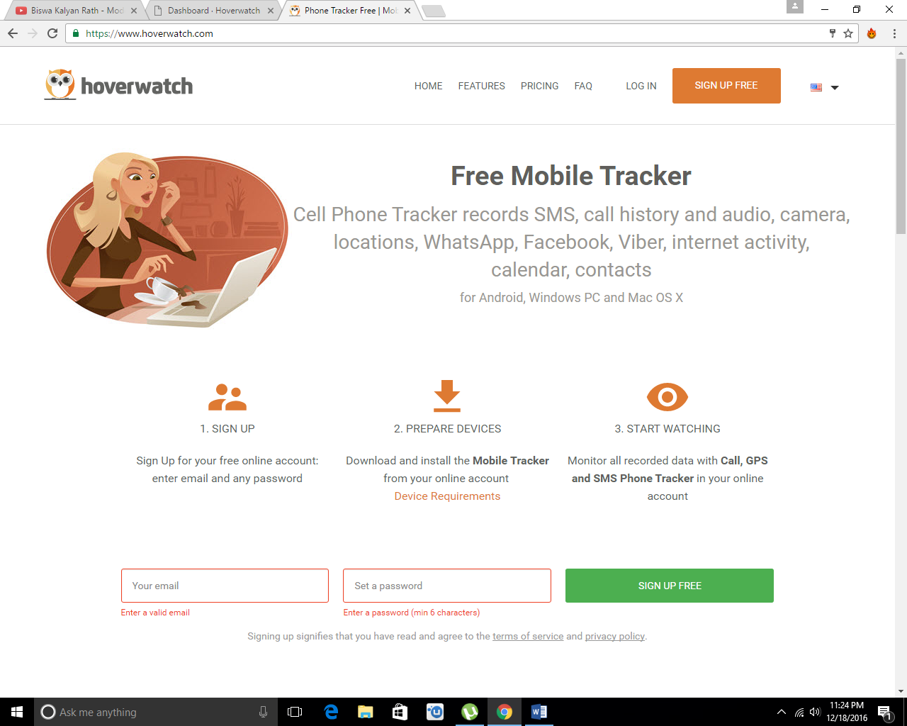 free phone tracker by hoverwatch