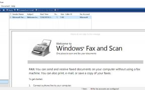 Windows Fax & Scan Utitlity