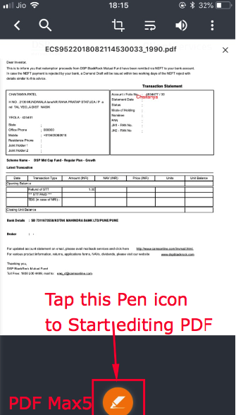 PDF Max 5 PDF Editor for iOS Devices